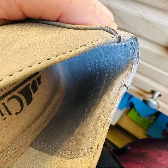 Cliffs By White Mountain Gray Loafers Women Size 8 - Picture 6 of 7